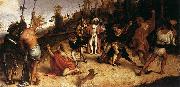 The Martyrdom of St Stephen, Lorenzo Lotto